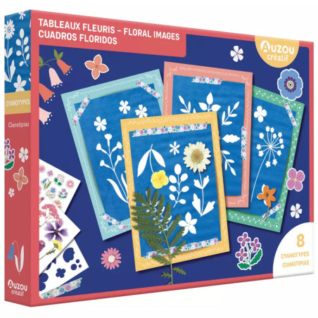 Mon coffret d'artiste AUZOU, Tableaux Fleuris