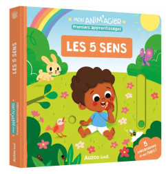 Livre Mon anim'agier AUZOU, Les 5 Sens