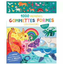 Cahier Mes 1000 Premières Gommettes Formes Les Couleurs AUZOU