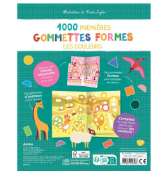 Cahier Mes 1000 Premières Gommettes Formes Les Couleurs AUZOU
