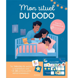 Cahier de gommettes d'apprentissage Mon Rituel du Dodo AUZOU