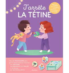 Cahier de gommettes d'apprentissage J'Arrête la Tétine AUZOU