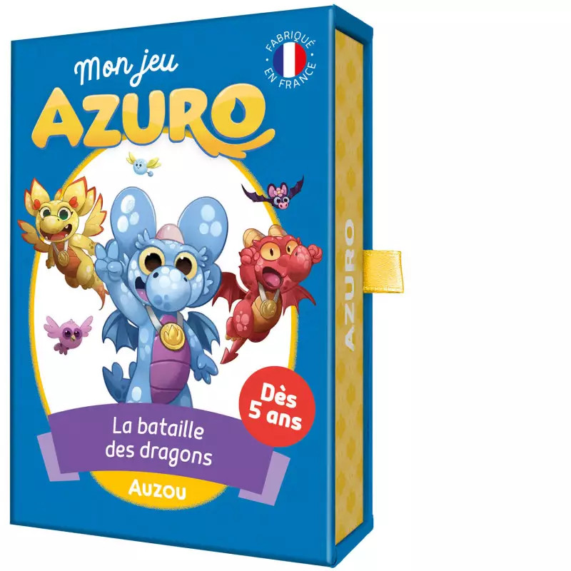 Jeu de cartes Azuro la Bataille des Dragons AUZOU