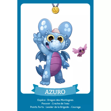 Jeu de cartes Azuro la Bataille des Dragons AUZOU