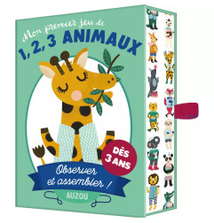 Jeu de cartes Mon Premier Jeu de 1,2,3 Animaux AUZOU