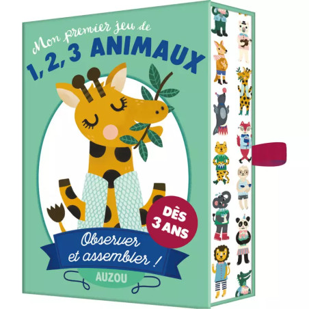 Jeu de cartes Mon Premier Jeu de 1,2,3 Animaux AUZOU