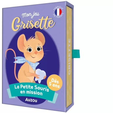 Jeu de cartes Grisette la Petite Souris en Mission AUZOU