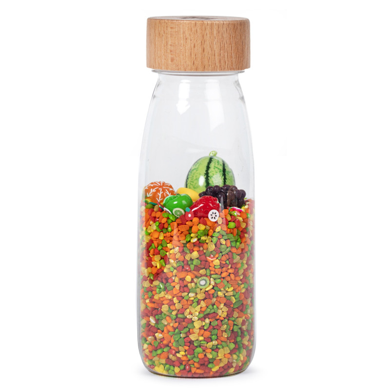 Bouteille sensorielle Learn Bottle Fruits PETIT BOUM