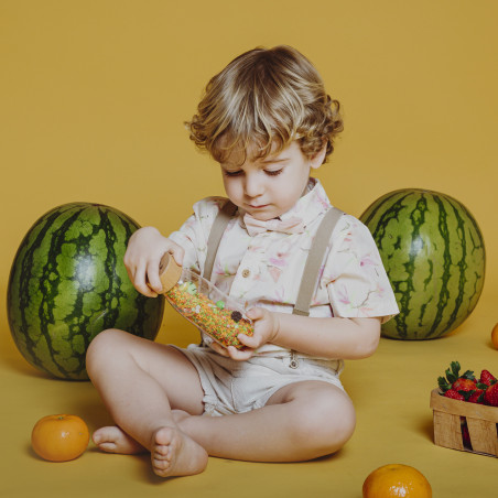 Bouteille sensorielle Learn Bottle Fruits PETIT BOUM