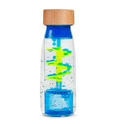 Bouteille sensorielle Move Spiral Blue PETIT BOUM