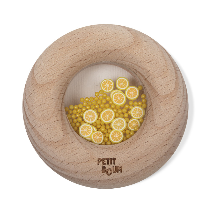 Hochet sensoriel Sensory Donut Citrons PETIT BOUM