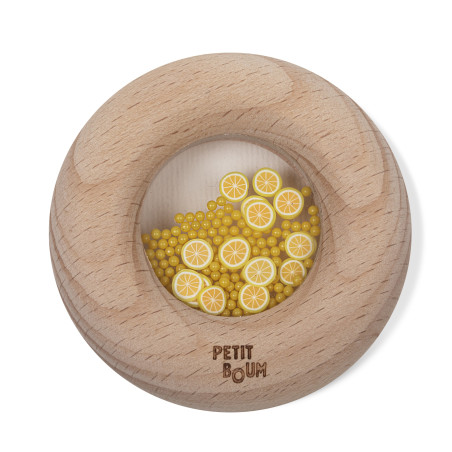 Hochet sensoriel Sensory Donut Citrons PETIT BOUM