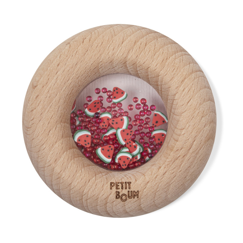 Hochet sensoriel Sensory Donut Pastèques PETIT BOUM