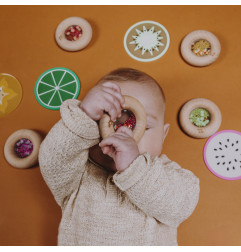 Hochet sensoriel Sensory Donut Pastèques PETIT BOUM