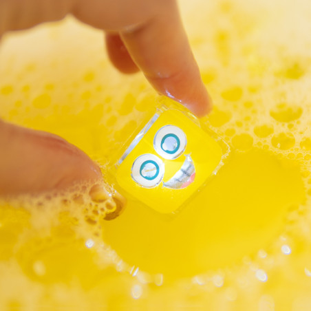 4 cubes lumineux pour le bain Alex GLO PALS, Jaune
