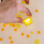 4 cubes lumineux pour le bain Alex GLO PALS, Jaune