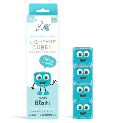 4 cubes lumineux pour le bain Blair GLO PALS, Bleu