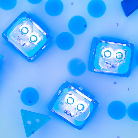 4 cubes lumineux pour le bain Blair GLO PALS, Bleu