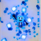 4 cubes lumineux pour le bain Blair GLO PALS, Bleu
