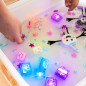 4 cubes lumineux pour le bain Blair GLO PALS, Bleu