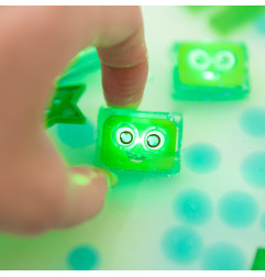 4 cubes lumineux pour le bain Pippa GLO PALS, Vert