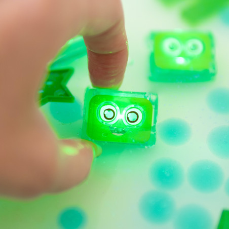 4 cubes lumineux pour le bain Pippa GLO PALS, Vert