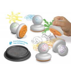 Mes premiers Tampons Animaux de la Savane CREA LIGN