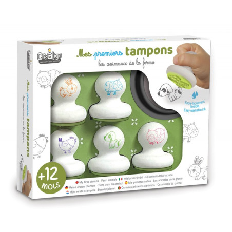 Mes premiers Tampons Animaux de la Ferme CREA LIGN