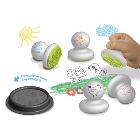 Mes premiers Tampons Animaux de la Ferme CREA LIGN