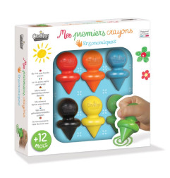 Mes premiers Crayons ergonomiques x 6 CREA LIGN