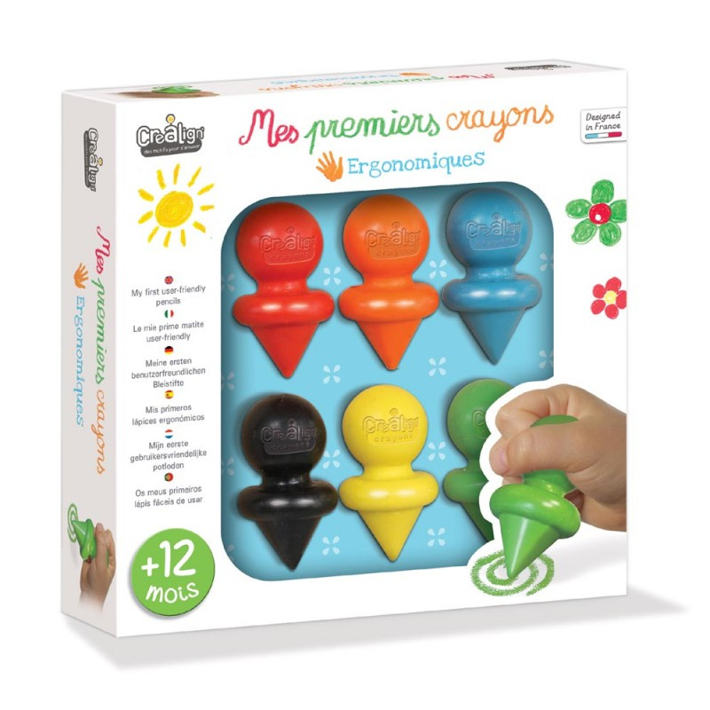 Mes premiers Crayons ergonomiques x 6 CREA LIGN Mes premiers Crayons ergonomiques x 6 CREA LIGN