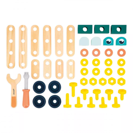 Baril 50 pièces Brico'Kids JANOD