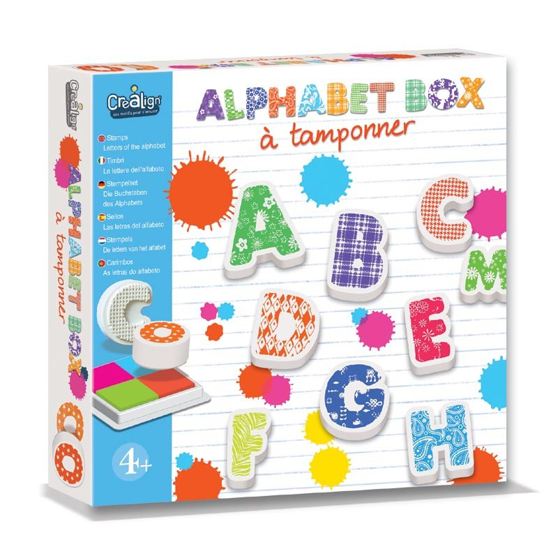 Tampons Alphabet Box CREA LIGN