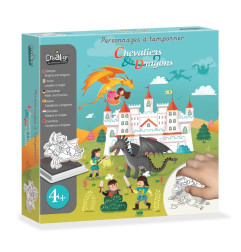 Tampons Chevaliers et Dragons CREA LIGN