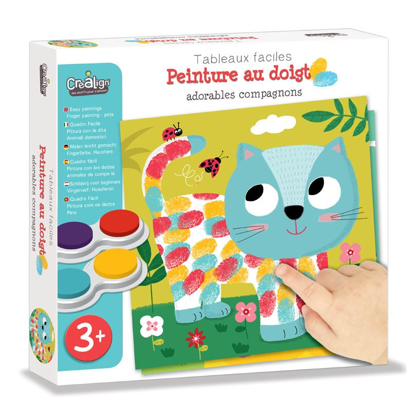 Peinture au Doigt Adorables Compagnons CREA LIGN