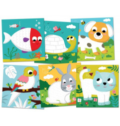 Peinture au Doigt Adorables Compagnons CREA LIGN