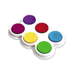 Pack de 6 encreurs à doigts CREA LIGN