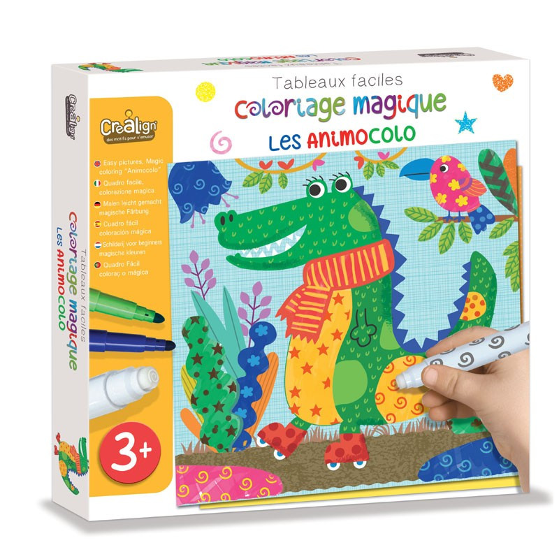 Coloriage Magique CREA LIGN, Les Animocolo