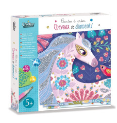 Cartes à créer CREA LIGN, Chevaux de Diamants