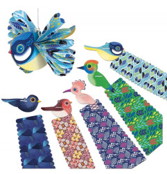 Pliages éventails Oiseaux de nos Campagnes CREA LIGN