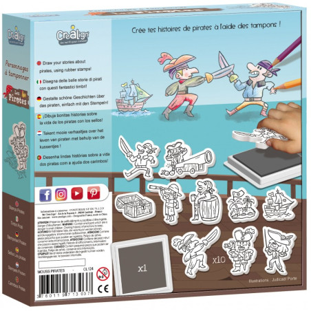 Tampons Pirates CREA LIGN