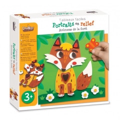 Portraits en Relief Animaux de la Forêt CREA LIGN