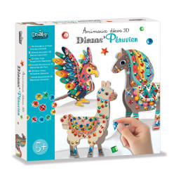 Animaux déco 3D Diams Péruviens CREA LIGN