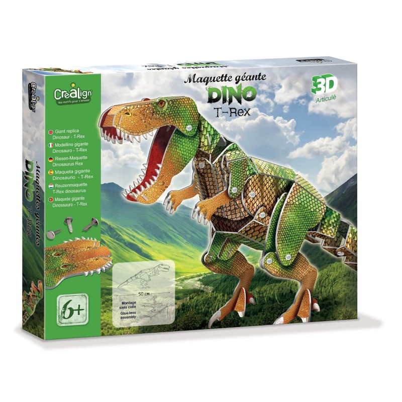 Maquette géante Dino T-Rex CREA LIGN