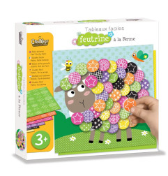 Tableaux Feutrine A la Ferme CREA LIGN