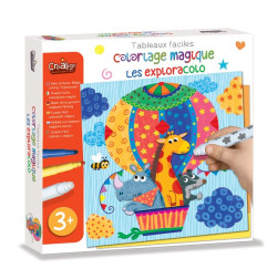 Coloriage Magique CREA LIGN, Les Exploracolo