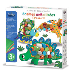 Ecailles métallisées Dinosaures CREA LIGN