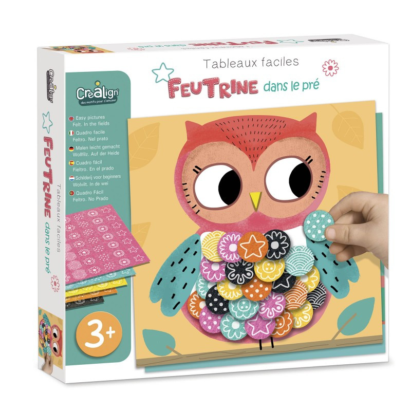 Tableaux Feutrine Dans le Pré CREA LIGN
