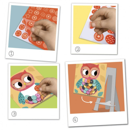 Tableaux Feutrine Dans le Pré CREA LIGN