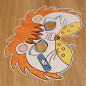 Pack de 3 masques coloriables à l'infini LES DROLES DE BOUILLES, Loup, Lion et Dinosaure